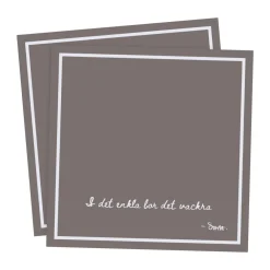 Servetter-ERNST servett med citat I det enkla 20-pack, Mullvad