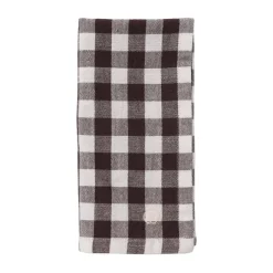 Tygservetter|Tygservetter-ERNST servett rutig 40x40 cm, Brun-vit