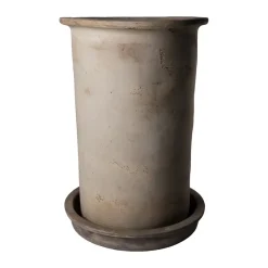 Trädgårdsdetaljer & Tillbehör|Trädgårdsdetaljer & Tillbehör·Utekrukor-ERNST terrakotta kruka med fat, Ø25x35 cm