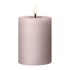Led-Ljus-Ester & erik blockljus LED, 52 Soft Rose, 10 cm