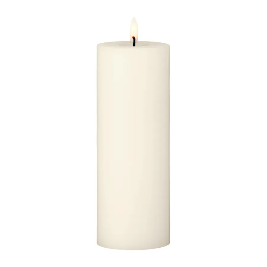 Led-Ljus-Ester & erik blockljus LED, 06 Ivory, 20 cm