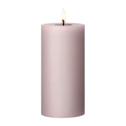 Led-Ljus-Ester & erik blockljus LED, 52 Soft Rose, 15 cm