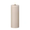 Led-Ljus-Ester & erik blockljus LED, 22 Linen Grey, 20 cm