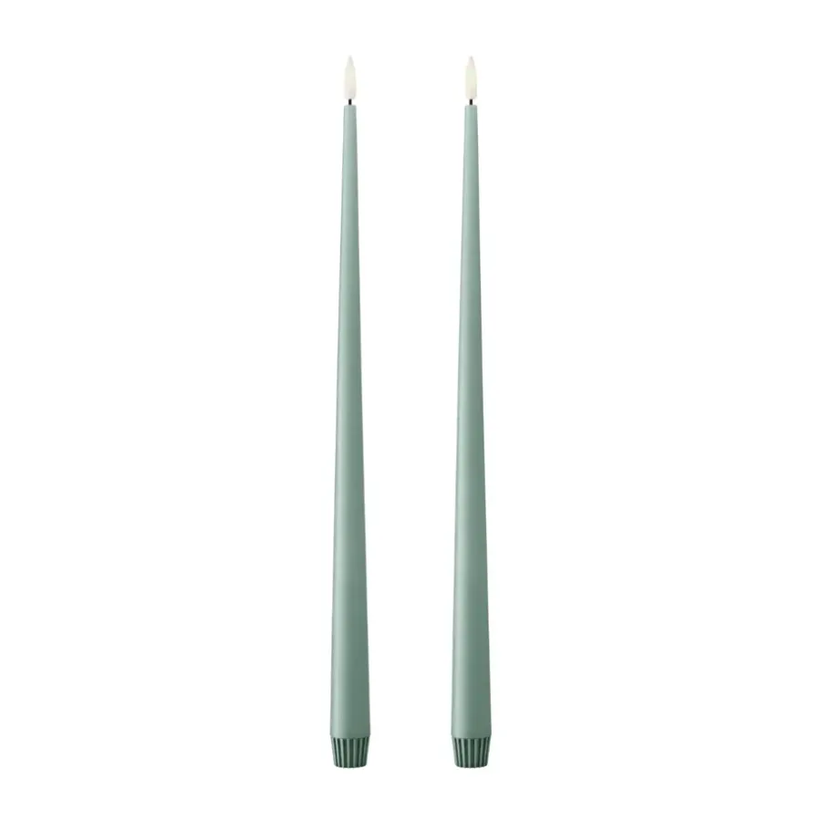 Led-Ljus-Ester & erik kronljus LED 2-pack, 67 Jade stone, 40 cm