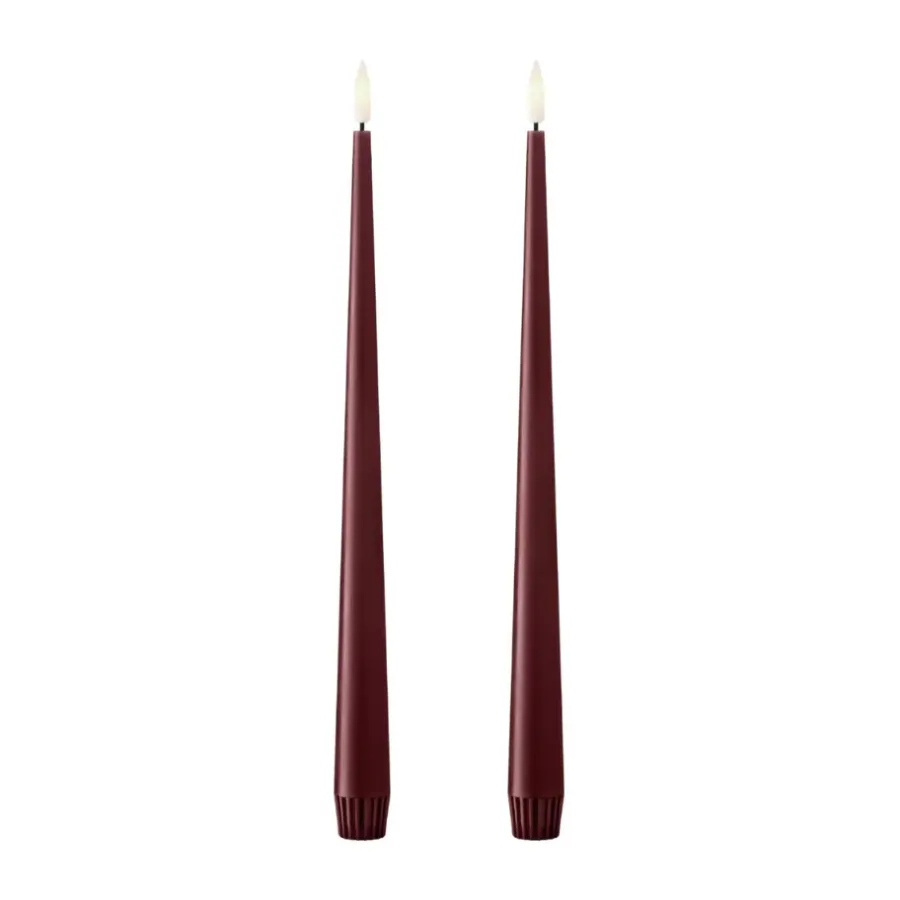 Led-Ljus-Ester & erik kronljus LED 2-pack, 44/2 Deep Wine , 30 cm