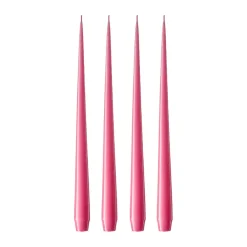 Ljus-Ester & erik ljus lackad 4-pack, Clear pink 41, 32 cm