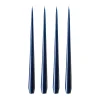 Ljus-Ester & erik ljus lackad 4-pack, royal navy, 32 cm