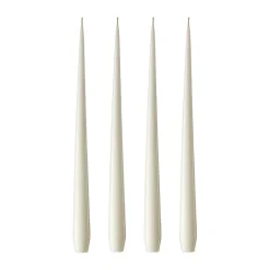 Ljus-Ester & erik ljus lackad 4-pack, ivory, 42 cm