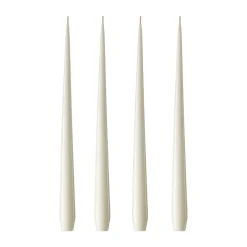 Ljus-Ester & erik ljus lackad 4-pack, ivory, 32 cm