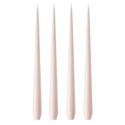 Ljus-Ester & erik ljus lackad 4-pack, Rosewater 51-0, 32 cm
