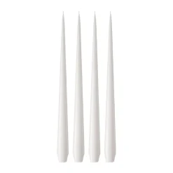 Ljus-Ester & erik ljus lackad 4-pack, White ash 21, 42 cm