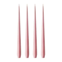 Ljus-Ester & erik ljus lackad 4-pack, old rose, 42 cm