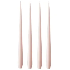 Ljus-Ester & erik ljus 4-pack matt, Rosewater 51, 32 cm
