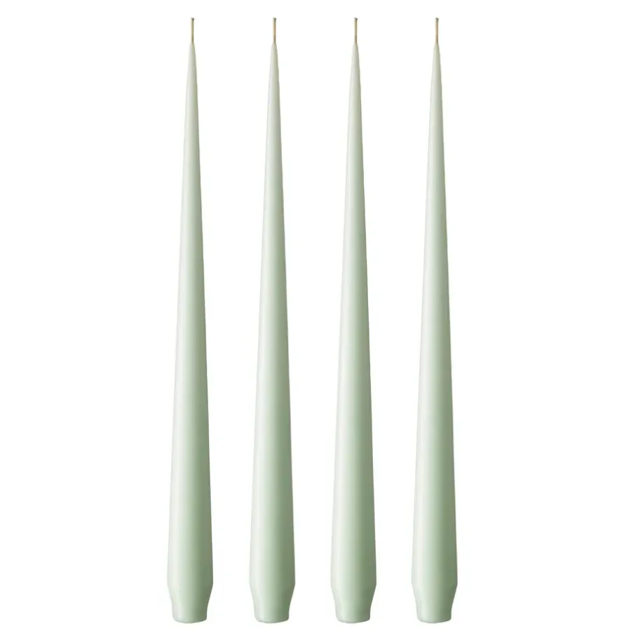 Ljus-Ester & erik ljus 4-pack matt, Water mint 03, 42 cm