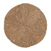 Esther Star matta Ø120 cm, Natural^Dixie Hot