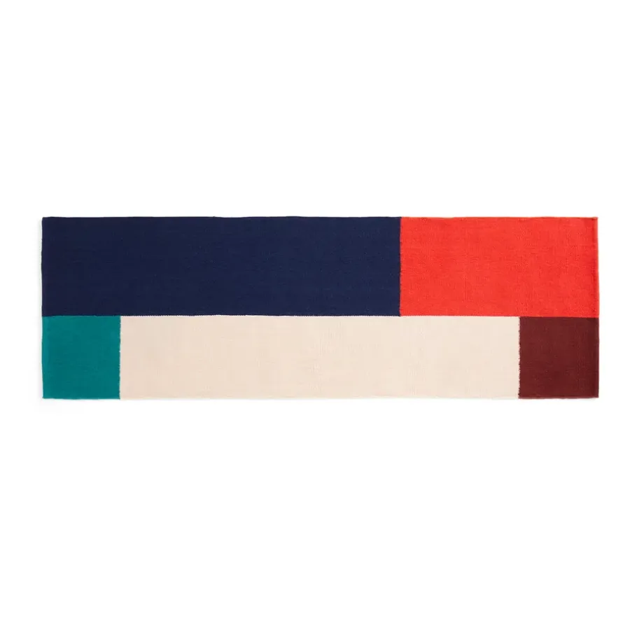 Gångmattor|Bomulls- & Trasmattor-HAY Ethan Cook Flat Works matta 80x250 cm, Wave