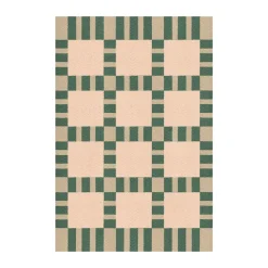 Jutemattor|Bomulls- & Trasmattor-Layered Evelina Kroon jutematta 180x270 cm, Korean chives