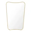Väggspeglar-GUBI F.A.33 Rectangulaire spegel, mässing