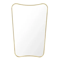 Väggspeglar-GUBI F.A.33 Rectangulaire spegel, mässing
