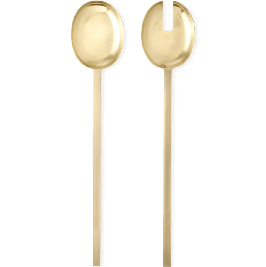 Fein salladsbestick 2 delar, Mässing^Ferm Living Discount