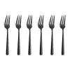 Dessertbestick-Amefa Felicity tårtgafflar 15,6 cm 6-pack, Svart