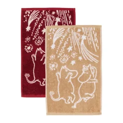 Festliga stunder mumin handduk 2 delar, 30x50 cm^Moomin Arabia Best