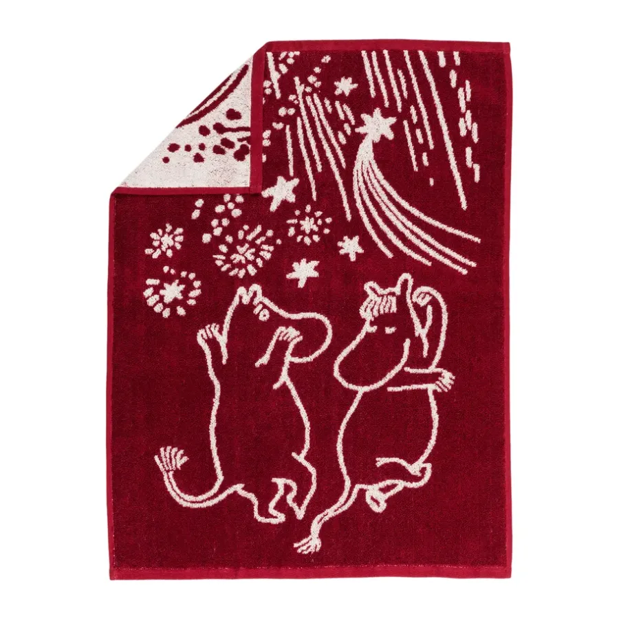 Handdukar Med Julmotiv-Moomin Arabia Festliga stunder mumin handduk, 50x70 cm