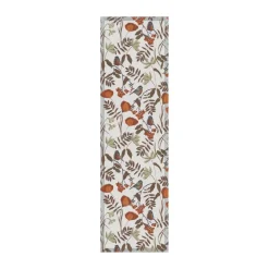 Fåglabäck bordslöpare 35x120 cm, Brun^Ekelund Linneväveri Discount