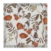 Fåglabäck servett 35x35 cm, Brun-orange^Ekelund Linneväveri Online