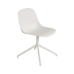 Kontorsstolar & Skrivbordsstolar-Muuto Fiber sidostol, Natural white-White (plastic)