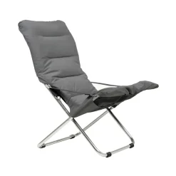 Sittmöbler·Solstolar & Solsängar|Solstolar & Solsängar-Fiam Fiesta Soft solstol, Antracit-aluminium