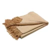 Fishbone pläd, beige^Etol Design Outlet