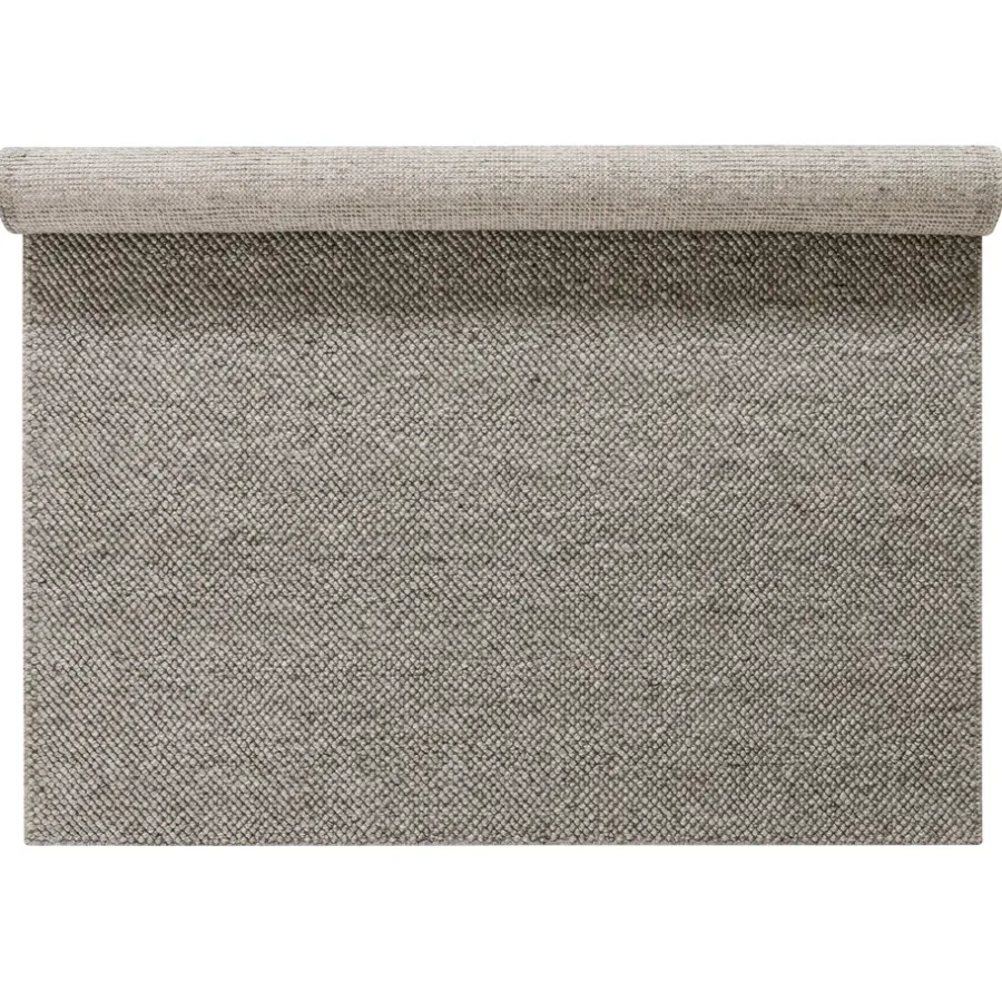 Flock ullmatta naturgrå, 170x240 cm^Scandi Living New