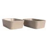 Ugnsformar-Sagaform Flora ugnsform mini 2-pack, Beige