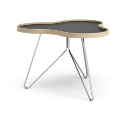 Flower bord 62x66 cm, H45 cm, Svart-ek-krom^Swedese Outlet