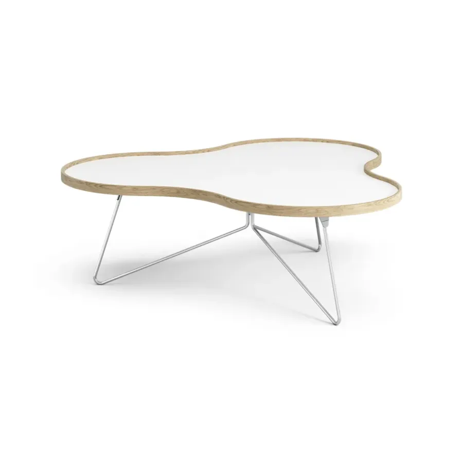 Flower bord 107x114 cm, H45 cm-vit-ek-krom^Swedese Hot