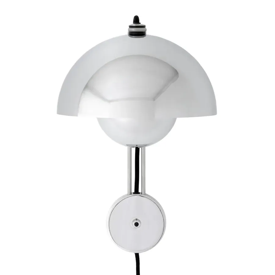 Flowerpot VP8 vägglampa, Chrome-plated^&Tradition Best