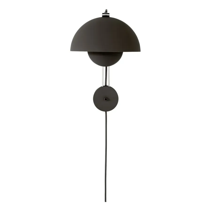 Flowerpot VP8 vägglampa, Matt black^&Tradition Online