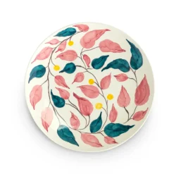 Serveringsfat & Uppläggningsfat-Mateus Flowers leaves serveringsfat Ø34 cm, Vit