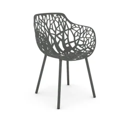 Forest karmstol, Metallic grey^Fast Outlet