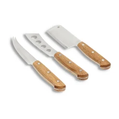 Ostknivar|Serveringsbestick-Morsø Foresta ostkniv 3 delar, Ek-rostfritt stål