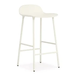 Barstolar-Normann Copenhagen Form Chair barstol metallben, vit
