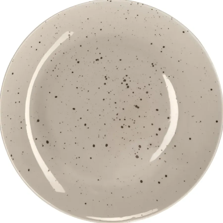 Mattallrikar-Scandi Living Freckle tallrik Ø26 cm, Beige