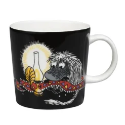 Muminmuggar-Moomin Arabia Förfadern Muminmugg, svart