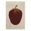 Fruiticana matta L 120x180 cm, Strawberry^Ferm Living Outlet