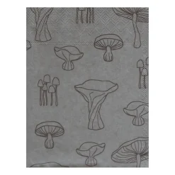 Servetter-Cooee Design Fungi servett 33x33 cm 20-pack, Sand-hazelnut