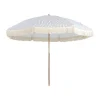 Solskydd·Parasoller|Parasoller-Brafab Gatsby parasoll, Grey stripe, Ø256 cm