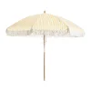 Solskydd·Parasoller|Parasoller-Brafab Gatsby parasoll, Yellow stripe, Ø256 cm