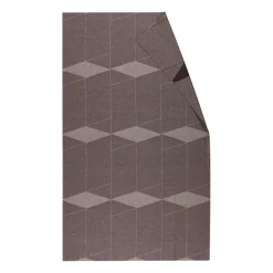 Dukar|Dukar-NJRD Geometric duk 147x250 cm, Brun-vit