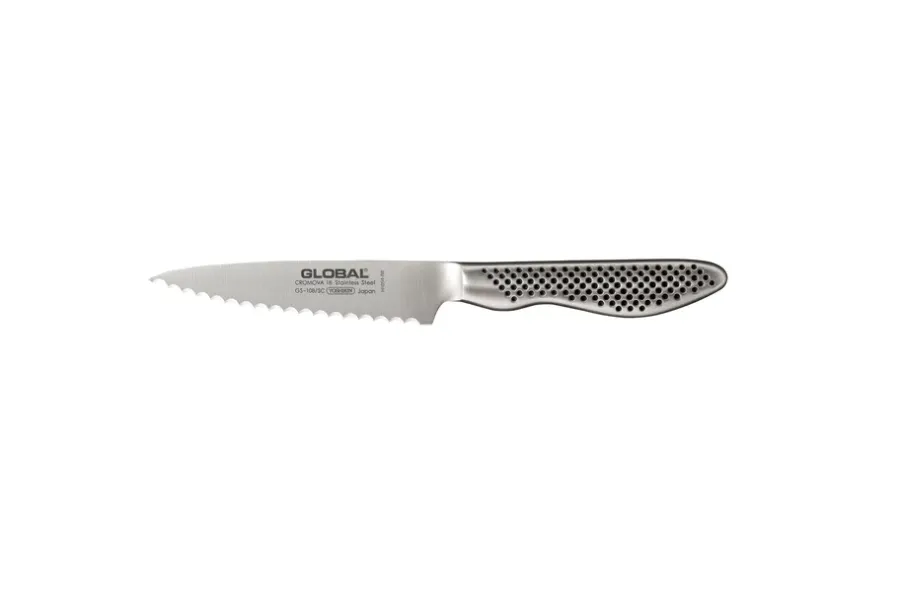 GS-108/SC allkniv 11,5 cm tandad, Rostfritt stål^Global New